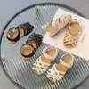 Sandalen Kinder Mädchen Mode Sandalen Schuhe Größe 21-30 Schnalle Open Toe Rutschfester weicher Boden Slides Sandalen Princess Beach Slipper