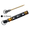 Screwdrivers RJX 4Pcs Alloy Steel Metal 6.35mm Hex Wrenches Screwdriver 1.5/2.0/2.5/3.0mm For RC Helicopter Model Repair Tool 230508