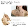 Kit de correcteur de tatouage imperméable, crème de maquillage et applicateurs pour cicatrices de taches brunes, vitiligo, cosmétiques professionnels pour le corps