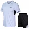 Sets/Suits Men Women and Kids Sportswear Running shirtsshorts Sport Suits Quick Dry Track field Running Jogging Sport Wear Men's Tracksuit 230508