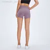 Desginer Yoga Shorts 2020 Spring/Summer Nude Free T-Line Fitness Shorts Elastic Slim Fit Sports Брюки 23SSA