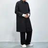 Hommes Trench Coats Hommes Coréen Streetwear Mode Lâche Casual Long Manteau Mâle Vintage Design Coupe-Vent Cardigan Trenchcoat ManMen's