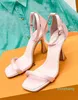 Designer-Sparkle Women Sparkle Sandal Fashion Summer Designer Sheepskin Heel Hoogte 9,5 cm schoenen met hoge hakken Sandalen Maat 35-41