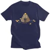 Męskie koszule śmieszne urocze zwierzęce kreskówka T-shirt mężczyzn mężczyzn Kobiety Koszulki z krótkim rękawem Vintage Capybara Design Bawełny koszulka wiosenna lato