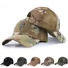 Snapbacks Erkek Camo Seals Kafatası Taktik Beyzbol Kapakları Kadınlar için Yaz Airsoft Askeri Açık Mekan Snapback Cap Visor Trucker Hats G230508