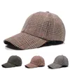スナップバックオスの帽子のための女性の野球帽を綿綿女性のアクセサリーハウンドトゥースラティスウールメンズキャップスナップバックBQM347 G230508