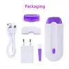 Epilator Professional smärtfritt hårborttagningssats Laser Touch Epilator USB Laddning Female Body Face Ben Bikini Hand Shaver Hair Removal 230506