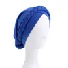 New Muslim Handmade Braided Turban Hat for Woman Bohemian Style Headscarf Stretchy Hijabs Head Wraps Hijabs