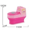 Kawaii mini wanna dla dzieci zabawki meble elektryczne łazienka toaleta Dollhouse Akcesoria do barbie dziewczyny gram