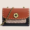 Sommaren ny Camellia Blossom Simple Shoulder Crossbody Small Square S Chain Handbag Sale 60% rabatt på butik online