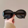 2022 Moda Summer Big Rame Owalne okulary przeciwsłoneczne kobiety Mężczyźni Vintage Kolorowe okulary przeciwsłoneczne Kobietowe odcienie plażowe mężczyźni de sol 0508