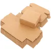 Embrulho de presente 15pcs papel marrom vazio Rústico da caixa de embalagem de sabão do Dia dos Namorados Caseiro