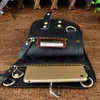 Evening Bags Crazy Horse Leather Design Men Small Messenger Mochila Bag Fashion Travel Belt Fanny Waist Pack Drop Leg Bag Tablet Pouch 2141 230506