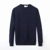 Felpa maglione da uomo nuovo 2023 Moda Parigi manica lunga ricamo coppia maglione fondo casual