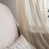 Rideau Crochet Évider Transparent Rideaux Pour Salon Décoration Cortinas La Sala Maison