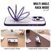 Mobiltelefonfodral för iPhone14 Telefonfodral 13Promax Transparent Fulcrum Invisible Stand Apple 12 Case Magnetic Suge