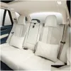 Cojines Cojines de asiento Almohada de cintura de coche para Maybach Sclass Reposacabezas Almohadas lumbares de napa de lujo Cojín de viaje Accesorios de soporte Drop Del