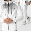 Sportswear Autumn Winter Men's Sweater Set TrackSuits Sweater Brand Hoodie Sweatpants