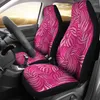 Housses de siège de voiture Rose Art abstrait Paire 2 Accessoires de protection avant