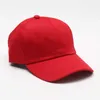 Snapbacks Men Soft Soft Plain Hat Hat Baseball Cap femme Coton Snapback A réglable blanc beige khaki noir rouge G230508