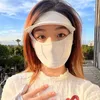 Scarves Riding Sunscreen Hat With Ear Loop Comfortable Sun Protection Silk Cycling Face Cover Guard Outdoor Supplies