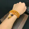 Bangle Bracelets Natural 6mm 108 Bead Wooden Jewelry Bracelet Beads Sandalwood