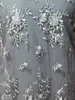 Sukienki plus rozmiar Rozmiar Formalny impreza dla kobiet od 50 do 60 lat haft kwiatowy luksusowy gość weselny Slim Bodycon Church 230506