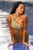 Африканские девушки Черные платья выпускного вечера русалки с золотыми блестками на одно плечо Прозрачная шея сексуальная Длинная русалка Вечерние платья Сексуальное вечернее платье с разрезом сбоку