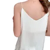 Kvinnors tankar Summer Silk Suspenders Camisole Sling Women V-Neck Loose Bottoming Satin Vest Sexig Top Crop