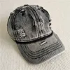 Snapbacks 202302-2508792 dropshipping sWashed denim baseball cap women's old vintage sports men's fashion trend G230508