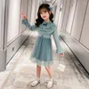 Girl Dresses Girl Dress Dress per 4-18 anni Family Children Abbigliamento Spring All-Match Fashi