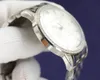 Luxusuhr, hochwertige Uhr, Master Designer-Serie, Automatikwerk, 316er Stahl, Saphir, glitzerndes silbernes Panel, leuchtend, Stahlarmbanddurchmesser 39 mm