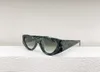 06ys Black Grey Butterfly Okulary przeciwsłoneczne Kobiety Summer Hase Sunnies Gafas de Sol Sonnenbrille Sun Shades Uv400 Okulara z pudełkiem