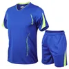 Laufsets 2-teiliges Set Herren Trainingsanzug Gymnastik Sport Fitness Jogging Herren Anzug Kleidung Lauftraining Sportbekleidung Tennis Leichtathletik Sets 230508