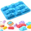 30pcs/lot 3D Car Silicone Mold Handmade Soap Candy Jelly Pudding Muffin Cake Decor Chocolate Art Craft Baking Accessories