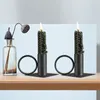 Ljushållare 2x Tealight Candlestick Candelabras Metal Candles Holder For Home Farmhouse El