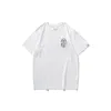 Modedesigner-Herren-T-Shirt Damen-T-Shirts T-Shirts Hemden Trends Baumwolle mit kurzen Ärmeln Luxus-T-Shirts Haifischhemden Sommersport-Baumwollkordelärmel-Poloshirts