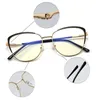 Czytanie okularów moda koci oko anty niebieskie kobiety luksusowe designerskie metalowe okulary presbyopowe okulary komputerowe 2 230508