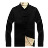 남성용 재킷 도착 네이비 블루 베이지 색 남성 재킷 중국인 남성면 린넨 코트 양면 외투 크기 3xl 4xl 5xl 6xl
