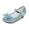 Flat Shoes 2023 Spring Girls Sandals Дети на высоких каблуках