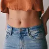 Belly Chains Sexy Body Jewelry Rhinestone Tennis Waist Chain For Women Beach Charm Bikini Belly Chain Simple Waist Chain Belt Wholesale Z0508