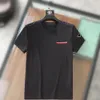 PRRDA 럭셔리 디자이너 남성 비즈니스 캐주얼 폴로 셔츠 고품질 Tshirts 패션 맨 실크 코튼 패션 통기성 Tees306b