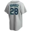 2024 Camisas de beisebol Ken Griffey Jr. Ichiro Suzuki Mariners Julio Rodriguez Cal Raleigh Ty França Jonatan Clase Luis Castillo J.P.