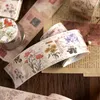 Present Wrap Antique Map Flower Butterfly Letter Washi Stickers Diy Diy Junk Journal Decoration Vintage Label Sticker Scrapbooking