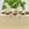 Storage Bottles 12 Pieces 37 70mm 50ml Glass Jars Tiny Jar For Spice Corks Bottle Stopper Candy Containers Vials Test Tube
