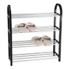 Organizzatore di scarpiere multipiano per riporre oggetti 3/4 strati Scaffale per scaffali Scaffali solidi Soggiorno per scarpe moderne Stoccaggio multifunzionale per camera da letto