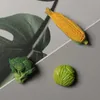 Магниты холодильника Творческие 3D холодильные магниты пищевые моделирование холодильники овощи капуста броши наклейки P230508