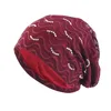 Nuovi cappelli da donna in pizzo sottile e traspirante Cappellino da donna in cotone casual Baggy Slouchy turbante musulmano Berretto per chemio per malati di cancro