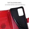 Étuis pour téléphone portable en cuir portefeuille rose pour Samsung Galaxy S23 S22 S21 S20 Ultra Plus A14 A54 5G A13 A23 A33 A53 Deux emplacements pour cartes étuis en cuir fleur rose