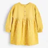 Girl's Dresses Little maven Baby Girls Autumn Casual Dress Cotton Long Sleeves Flower Pretty Clothes for Children Girls Kids 2-7 year 230508